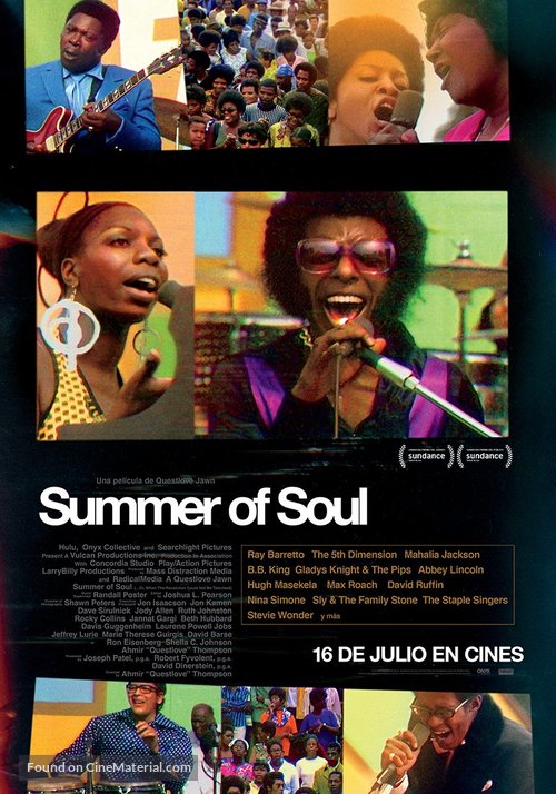 Summer of Soul (...Or, When the Revolution Could Not Be Televised) - Spanish Movie Poster