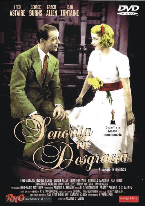 A Damsel in Distress - Spanish DVD movie cover