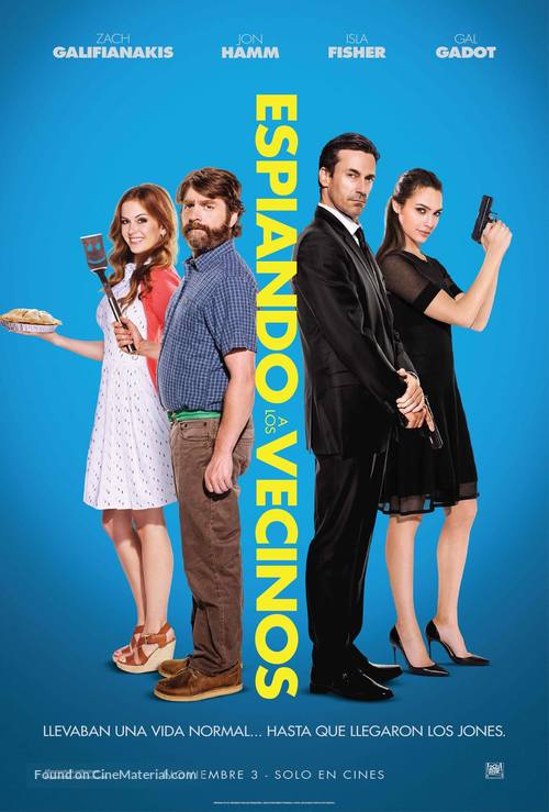 Keeping Up with the Joneses - Argentinian Movie Poster