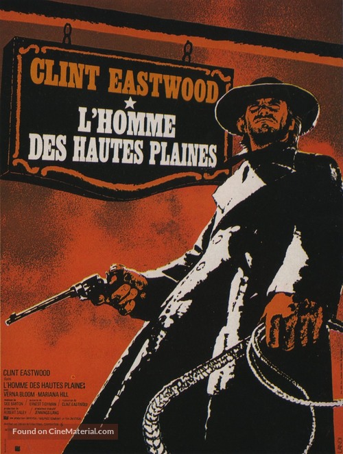 High Plains Drifter - French Movie Poster