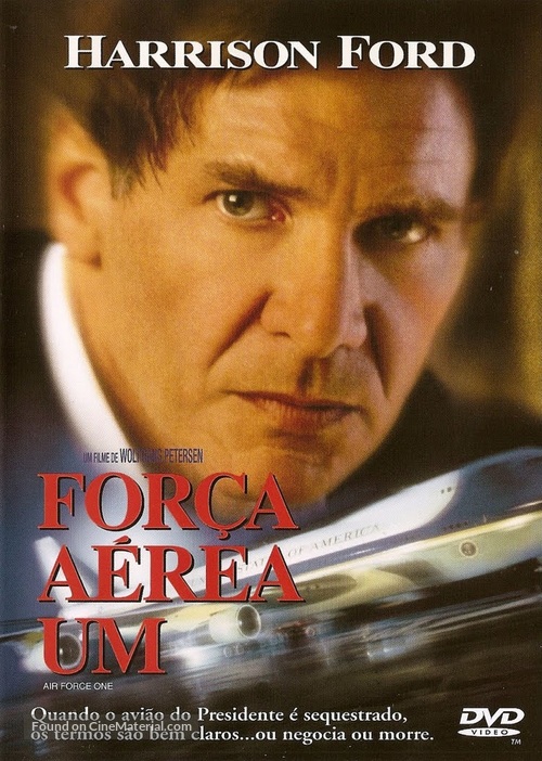 Air Force One - Brazilian DVD movie cover