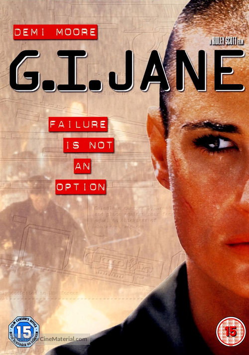 G.I. Jane - British DVD movie cover