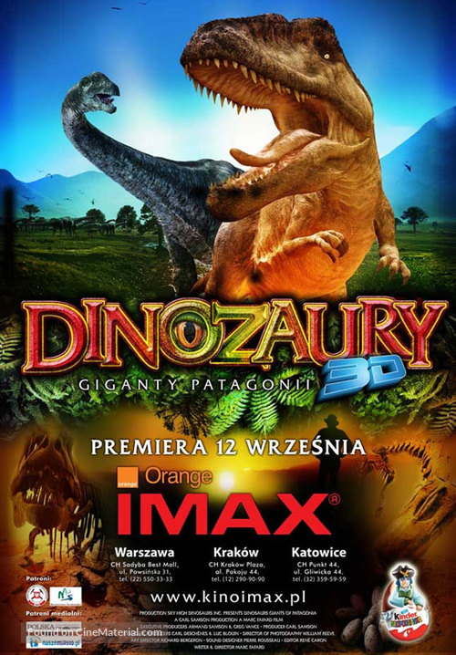 Dinosaurs: Giants of Patagonia - Polish Movie Poster