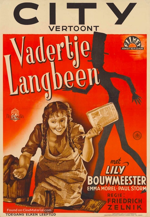 Vadertje Langbeen - Dutch Movie Poster