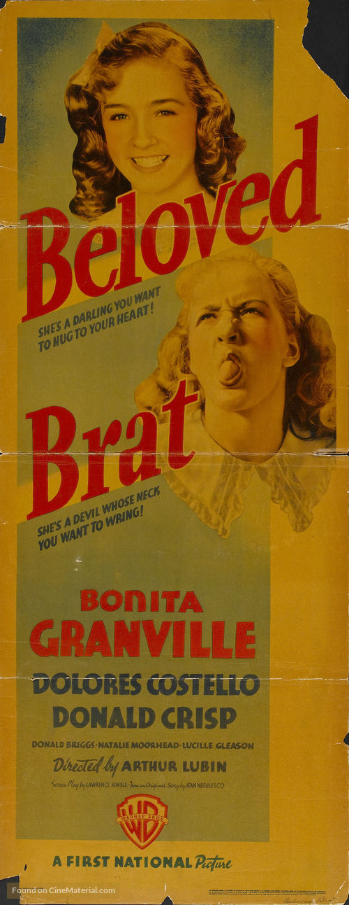 The Beloved Brat - Movie Poster