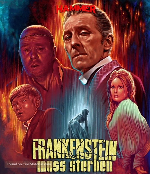 Frankenstein Must Be Destroyed - German Blu-Ray movie cover