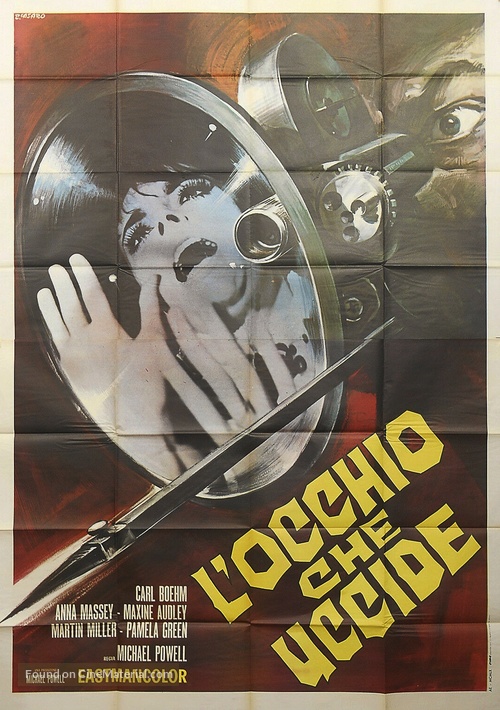 Peeping Tom - Italian Movie Poster
