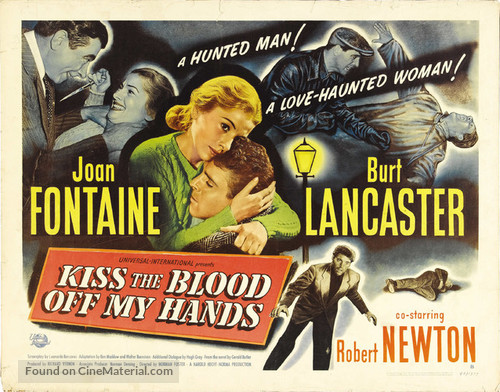 Kiss the Blood Off My Hands - Movie Poster