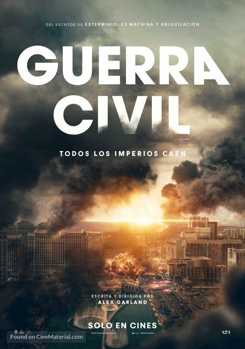 Civil War - Ecuadorian Movie Poster