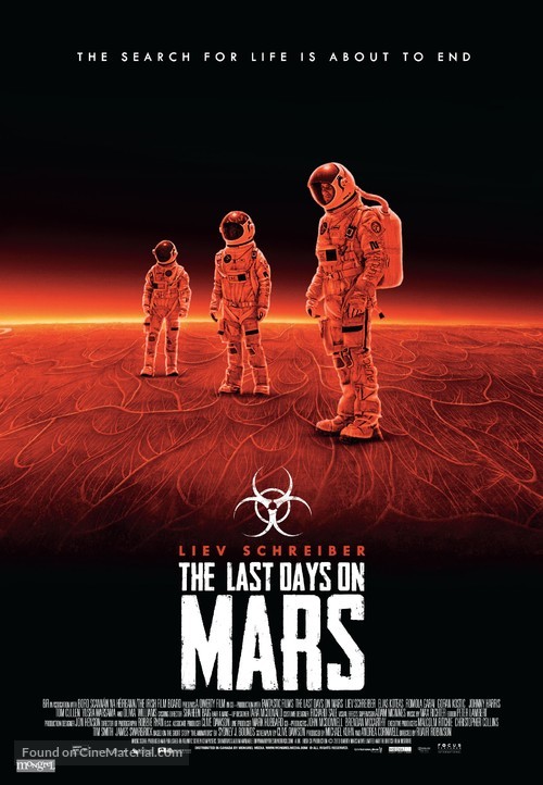 The Last Days on Mars - Canadian Movie Poster