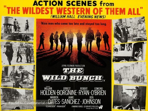 The Wild Bunch - British Movie Poster