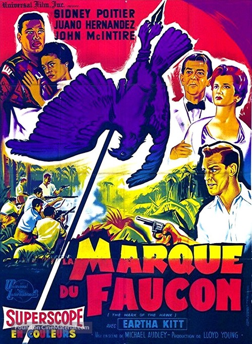 The Mark of the Hawk - French Movie Poster