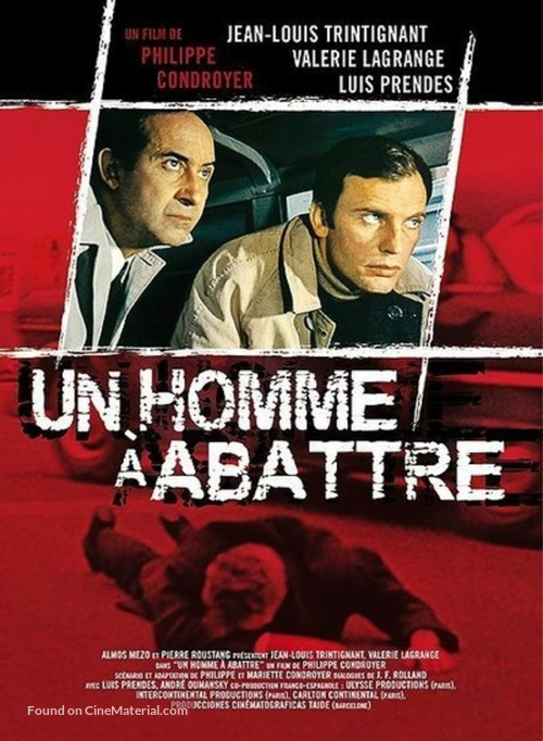 Un homme &agrave; abattre - French DVD movie cover