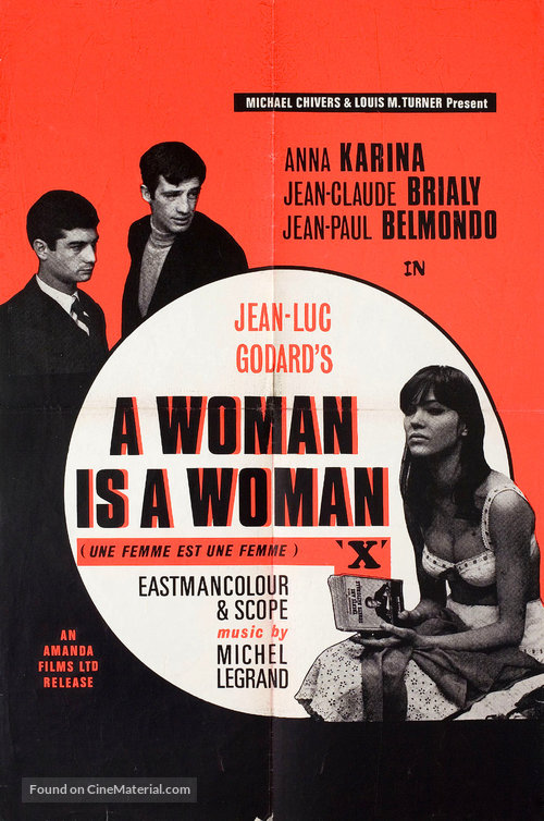 Une femme est une femme - British Movie Poster