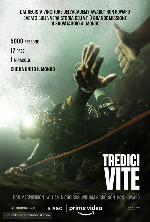 Thirteen Lives - Italian Movie Poster