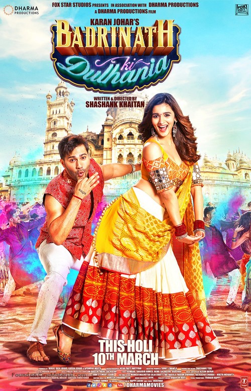 Badrinath Ki Dulhania - Indian Movie Poster