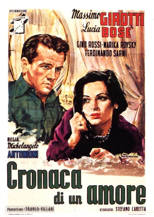 Cronaca di un amore - Italian Movie Poster