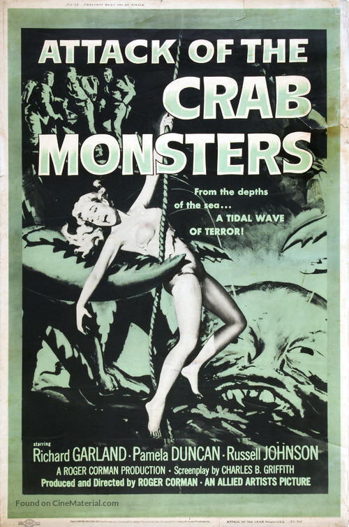 Attack of the Crab Monsters - Movie Poster