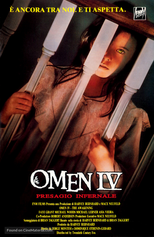 Omen IV: The Awakening - Italian Movie Poster