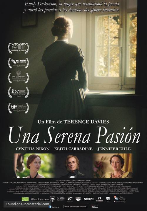 A Quiet Passion - Argentinian Movie Poster