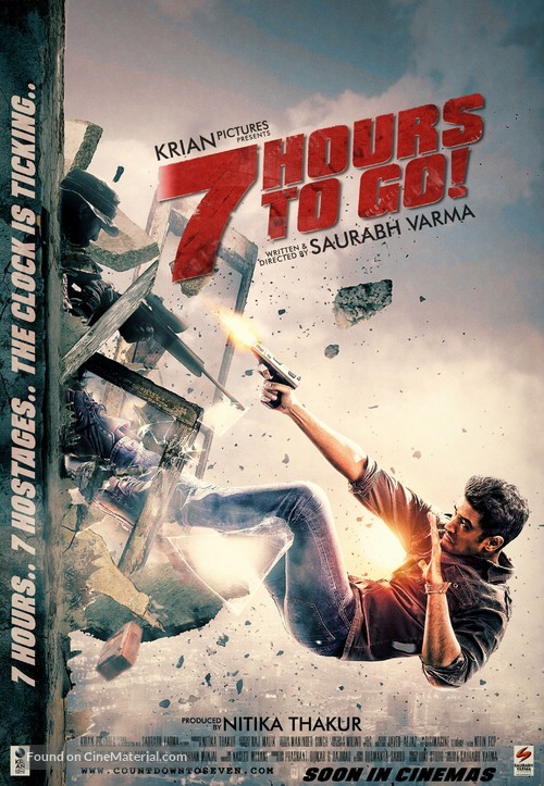 7 Hours to Go - Indian Movie Poster