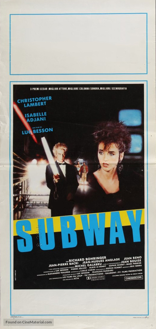 Subway - Italian Movie Poster