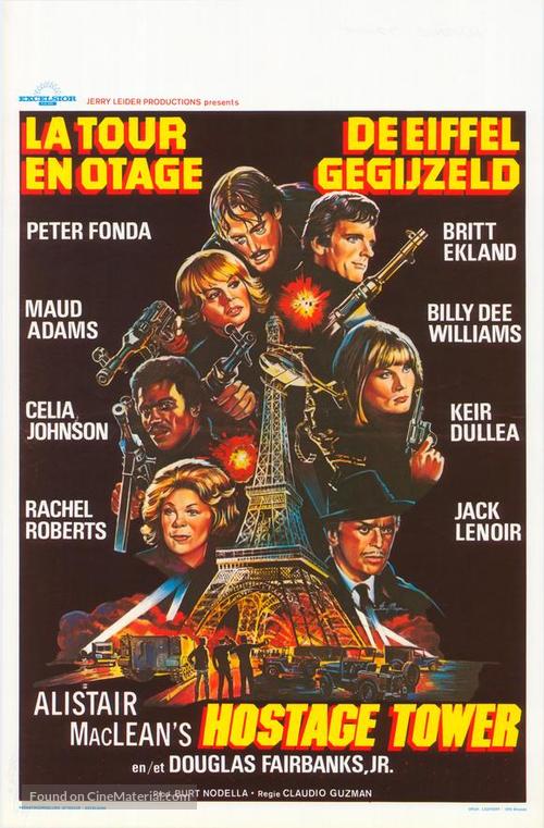 The Hostage Tower - Belgian Movie Poster
