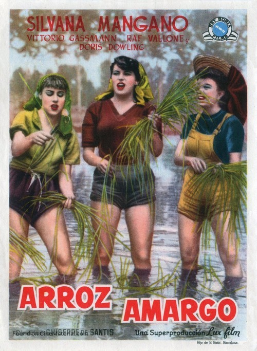 Riso amaro - Spanish Movie Poster