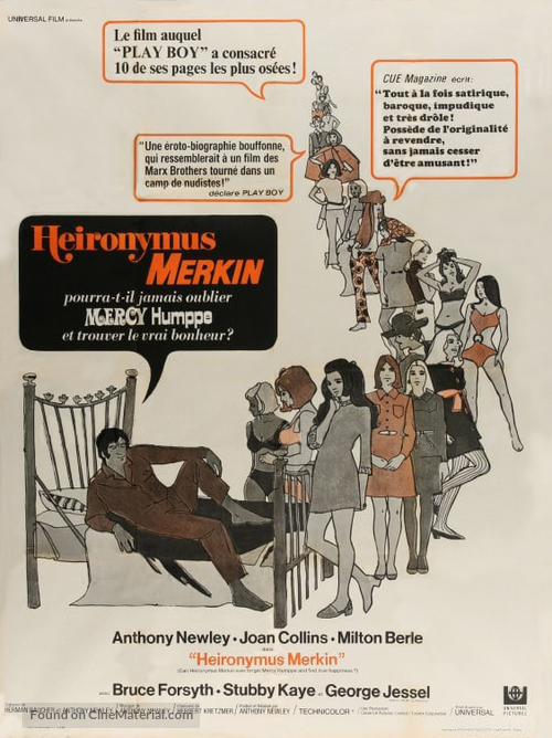 Can Hieronymus Merkin Ever Forget Mercy Humppe and Find True Happiness? - French Movie Poster