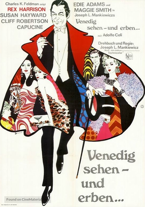 The Honey Pot - German Movie Poster