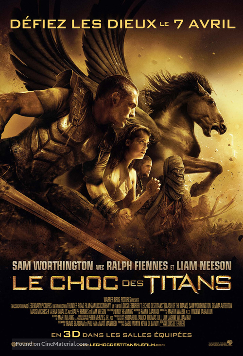 Clash of the Titans - French Movie Poster