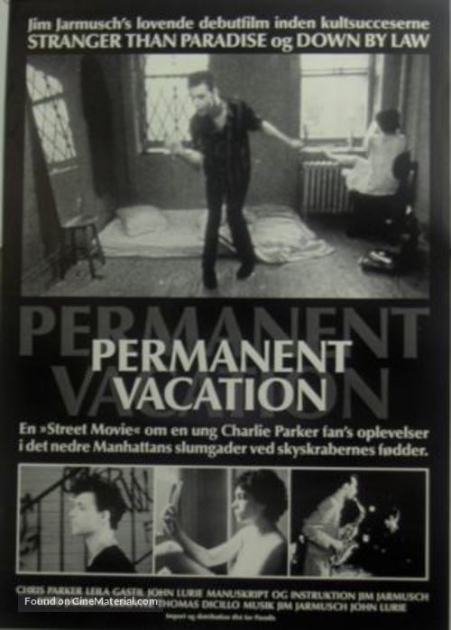 Permanent Vacation - Danish Movie Poster
