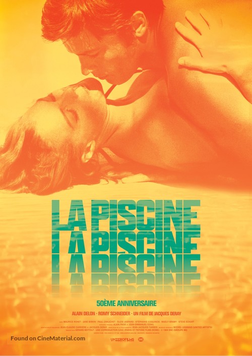 La piscine - French Re-release movie poster