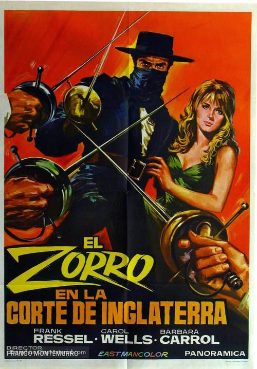 Zorro&#039;s onoverwinnelijke kracht - Spanish Movie Poster