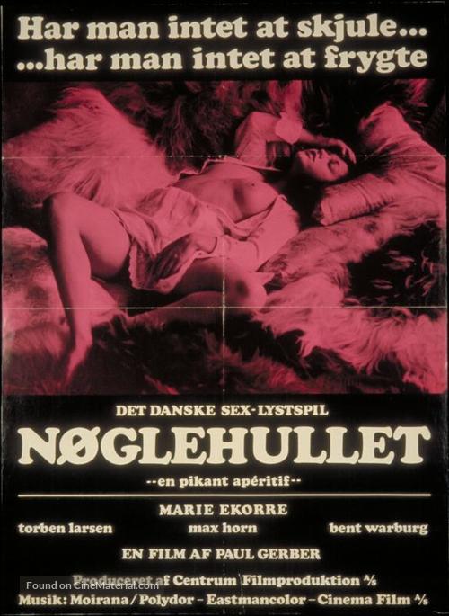 N&oslash;glehullet - Danish Movie Poster