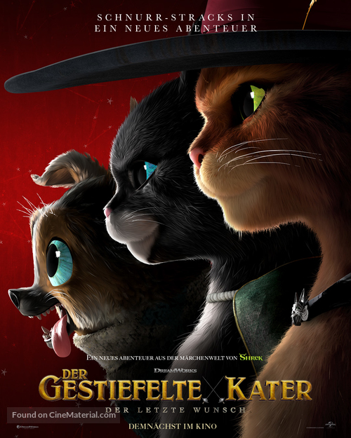 Puss in Boots: The Last Wish - German Movie Poster