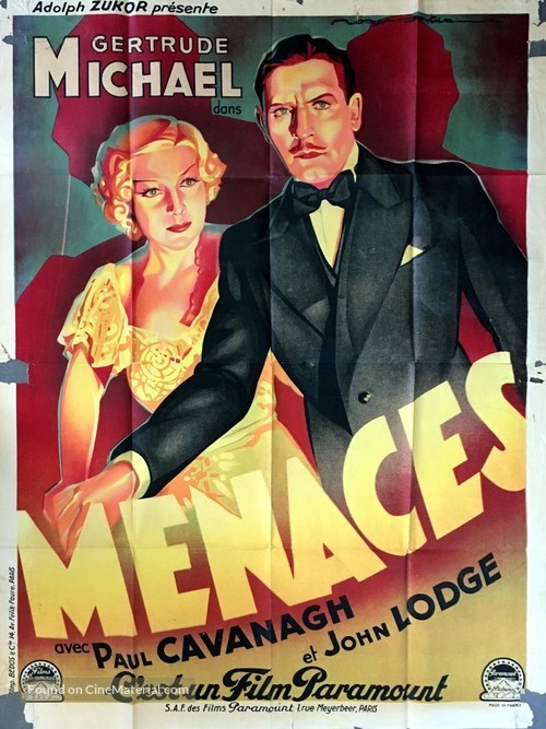 Menace - French Movie Poster