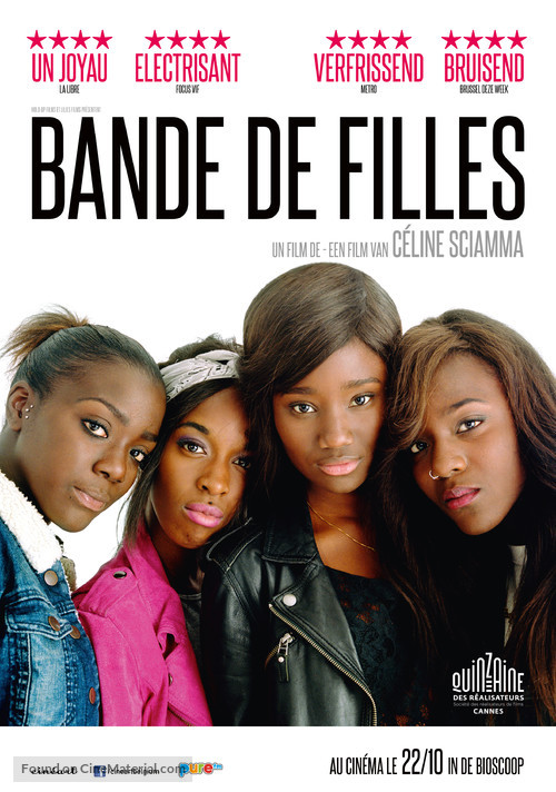 Bande de filles - Belgian Movie Poster