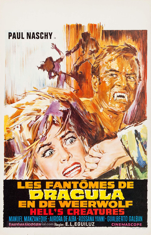 La marca del Hombre-lobo - Belgian Movie Poster