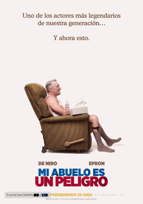 Dirty Grandpa - Argentinian Movie Poster