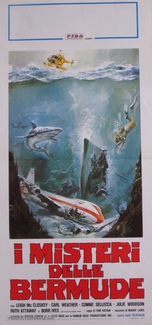 The Bermuda Depths - Italian Movie Poster