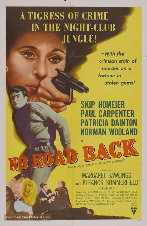 No Road Back - British Movie Poster