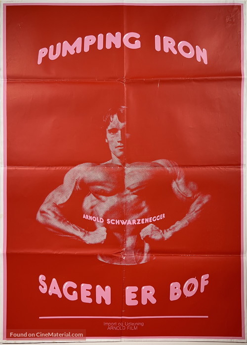 Pumping Iron - Danish Movie Poster