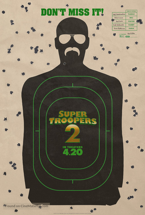 Super Troopers 2 - Movie Poster