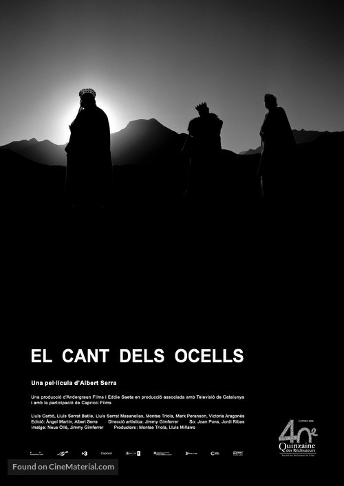 Cant dels ocells, El - Spanish Movie Poster