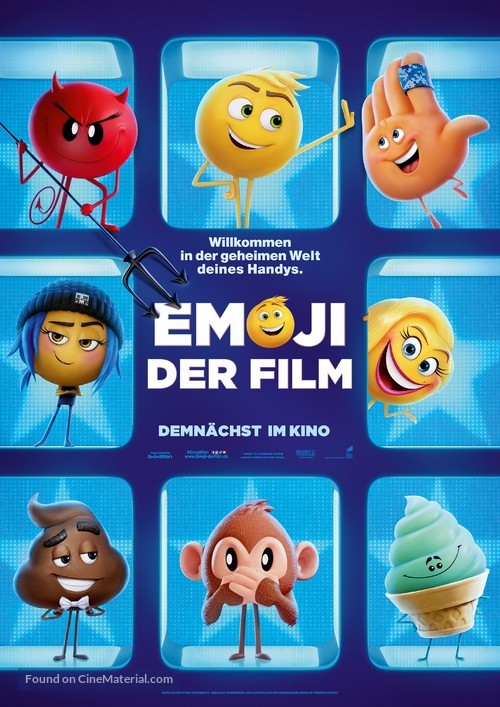 The Emoji Movie - German Movie Poster