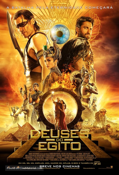 Gods of Egypt - Brazilian Movie Poster