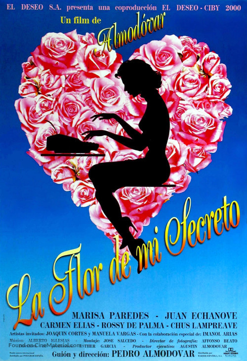 La flor de mi secreto - Spanish Movie Poster