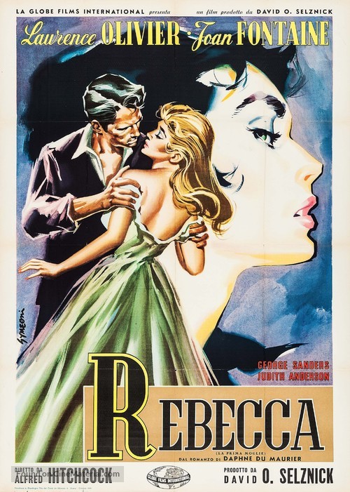 Rebecca - Italian Re-release movie poster