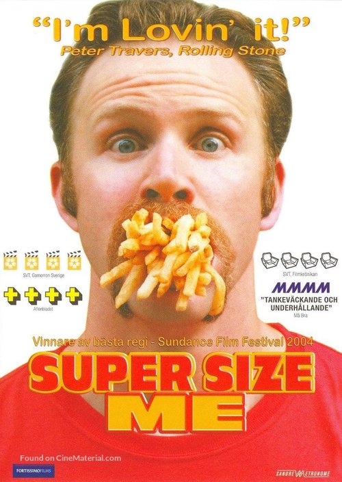 Super Size Me - Swedish Movie Cover